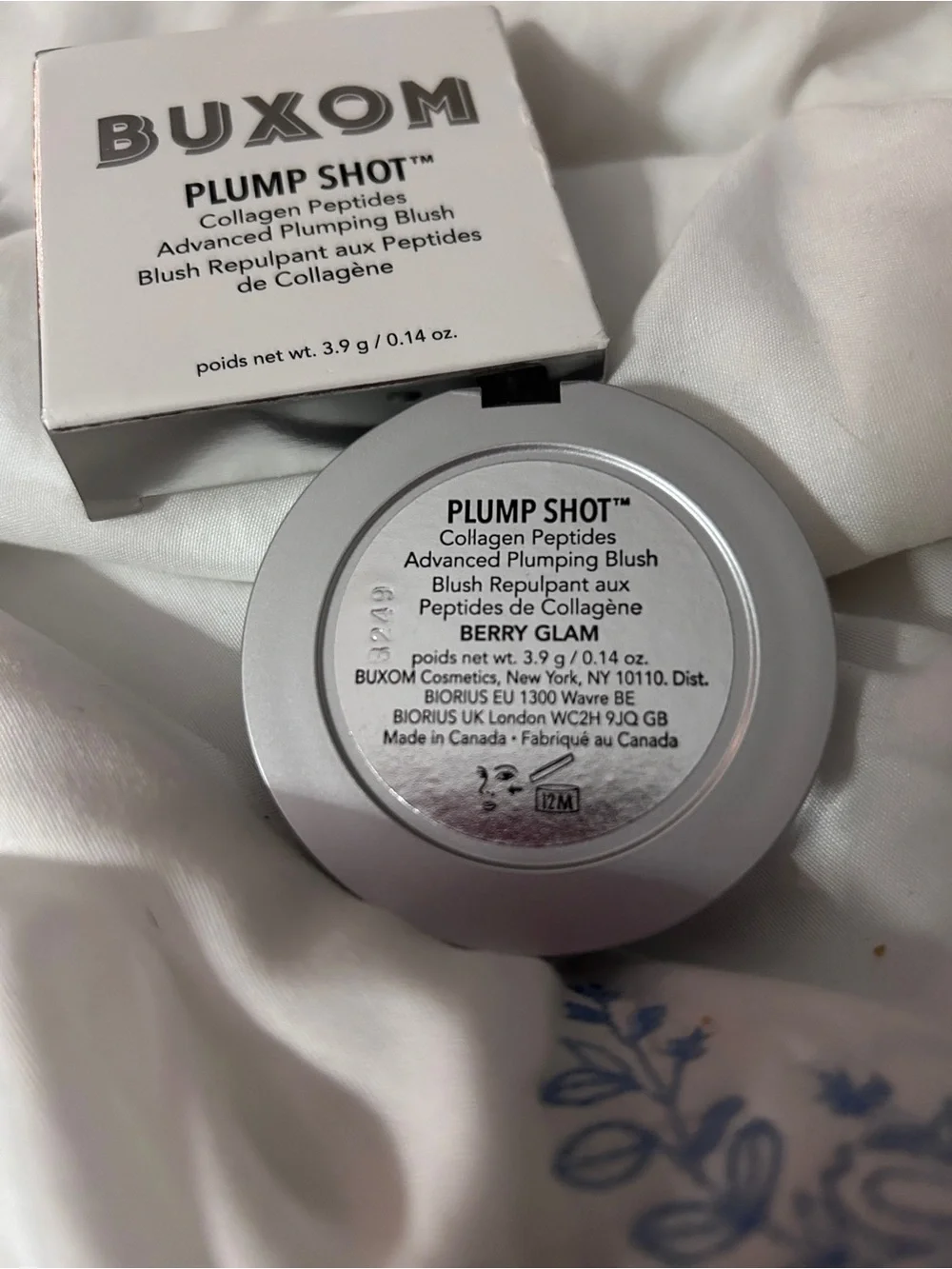 BUXOM Plump Shot Collagen Peptides Blush - Berry Glam